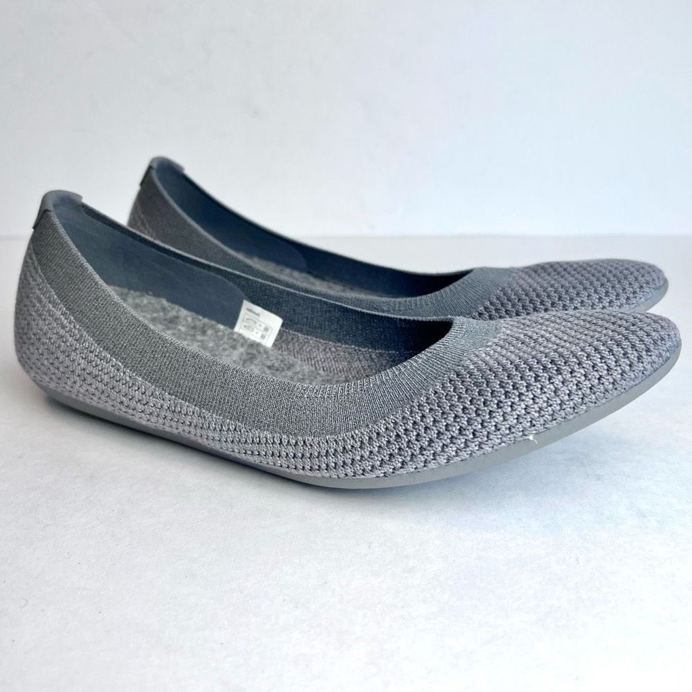ALLBIRDS Women's Tree Breezers Ballet Flats Grey Sz 9--Like New